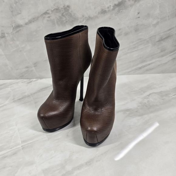 Yves Saint Laurent High Heel Booties - Picture 1 of 13